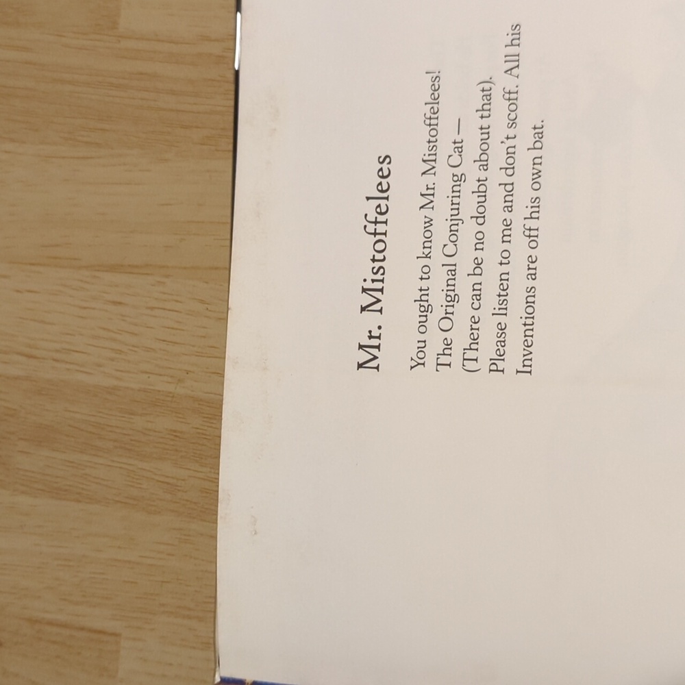 Mr. Mistoffelees Hardcover Picture Book **First American Edition** from CATS! - Picture 5 of 6
